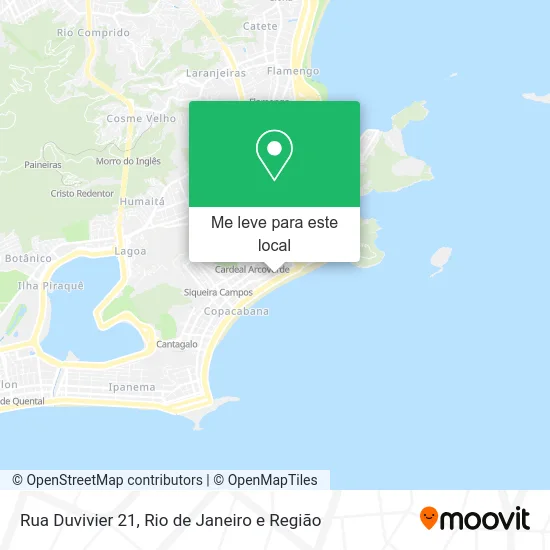 Rua Duvivier 21 mapa