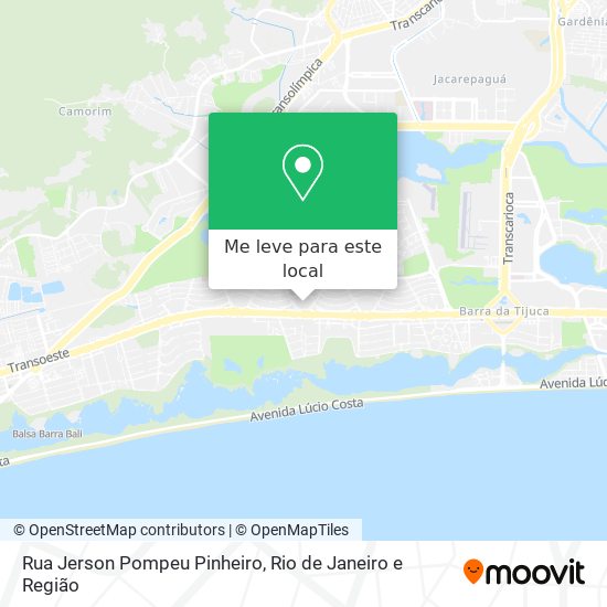 Rua Jerson Pompeu Pinheiro mapa