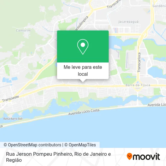 Rua Jerson Pompeu Pinheiro mapa
