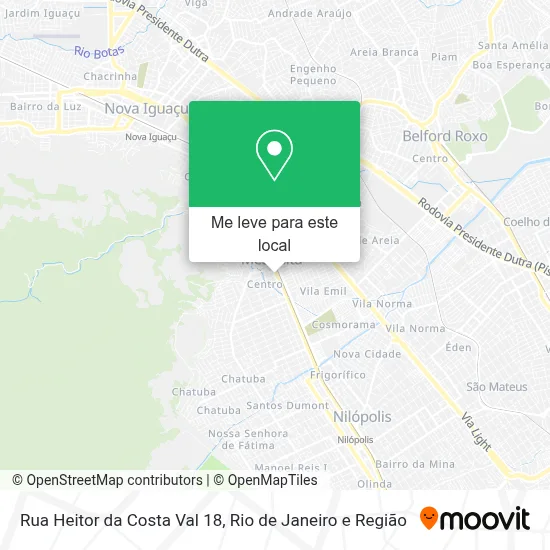 Rua Heitor da Costa Val 18 mapa