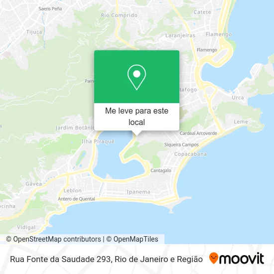 Rua Fonte da Saudade 293 mapa