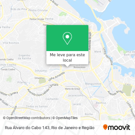 Rua Álvaro do Cabo 143 mapa