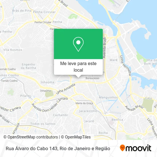 Rua Álvaro do Cabo 143 mapa