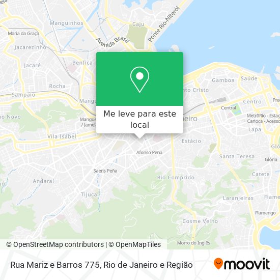 Rua Mariz e Barros 775 mapa
