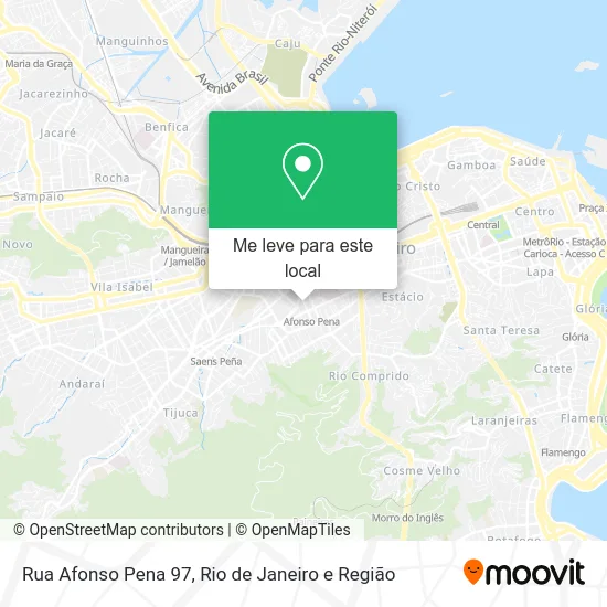 Rua Afonso Pena 97 mapa