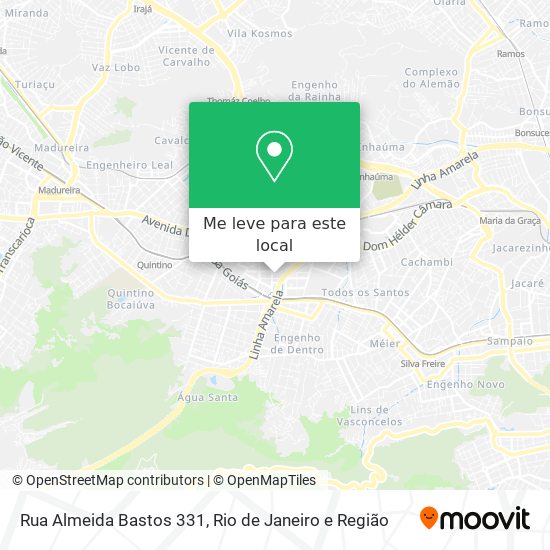 Rua Almeida Bastos 331 mapa