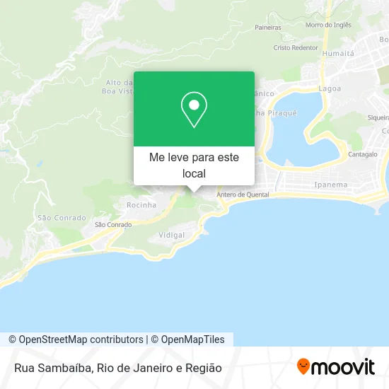 Rua Sambaíba mapa