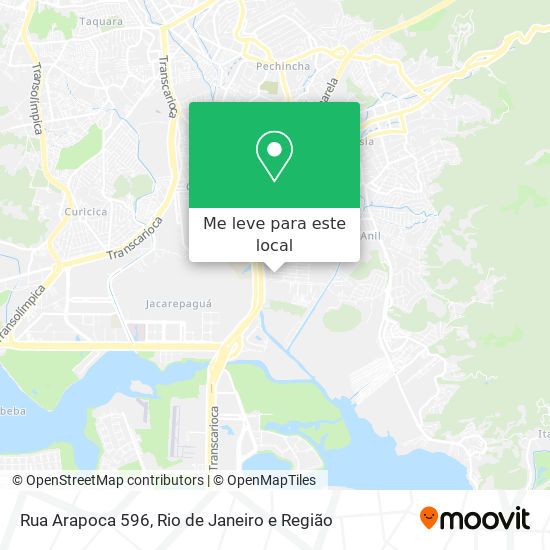 Rua Arapoca 596 mapa