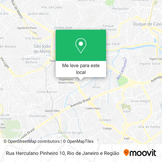 Rua Herculano Pinheiro 10 mapa