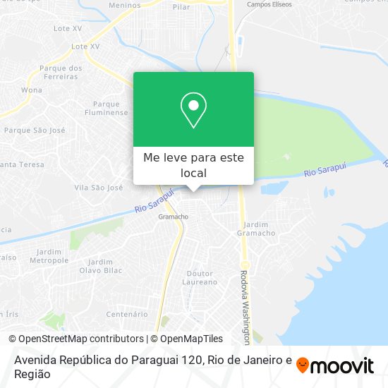 Avenida República do Paraguai 120 mapa
