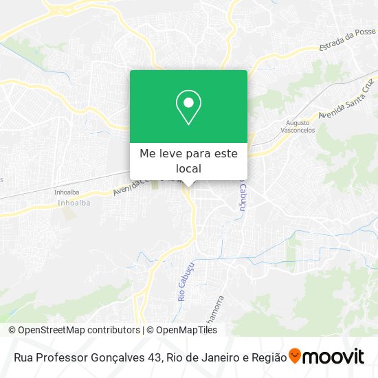 Rua Professor Gonçalves 43 mapa