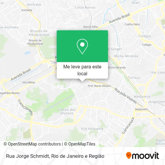 Rua Jorge Schmidt mapa