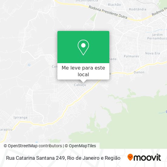 Rua Catarina Santana 249 mapa