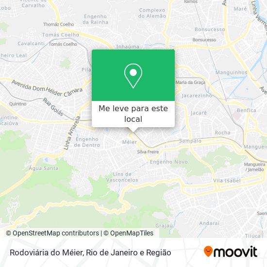 Rodoviária do Méier mapa