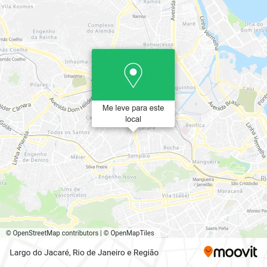 Largo do Jacaré mapa