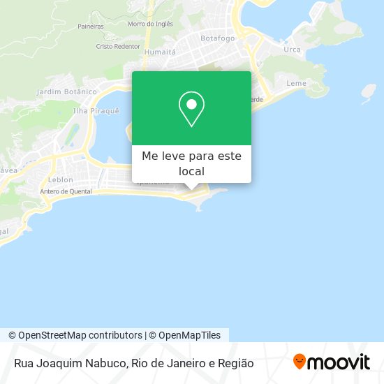 Rua Joaquim Nabuco mapa