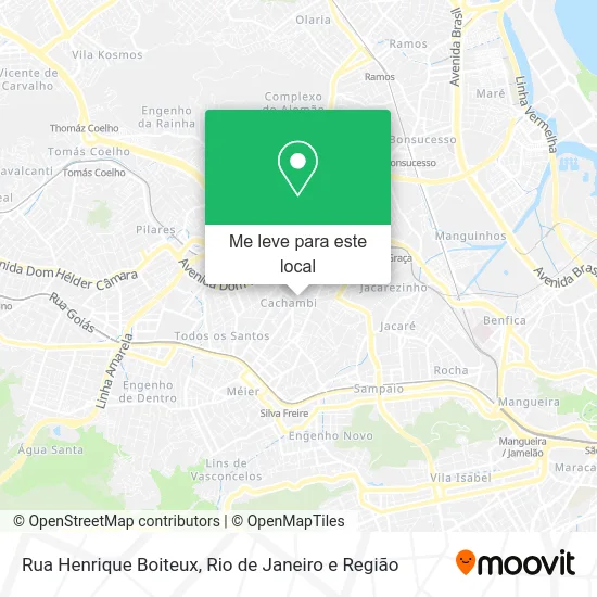 Rua Henrique Boiteux mapa