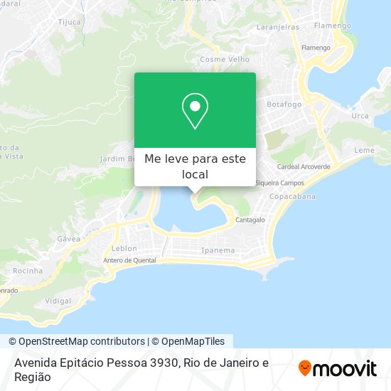 Avenida Epitácio Pessoa 3930 mapa