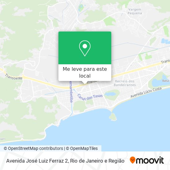 Avenida José Luiz Ferraz 2 mapa