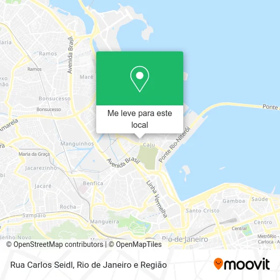 Rua Carlos Seidl mapa
