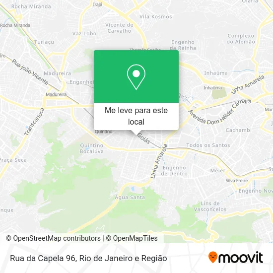 Rua da Capela 96 mapa