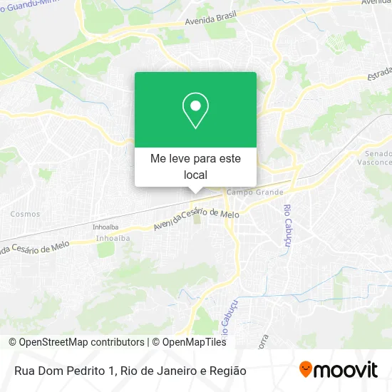 Rua Dom Pedrito 1 mapa