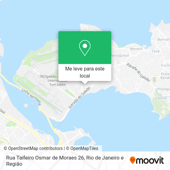 Rua Taifeiro Osmar de Moraes 26 mapa