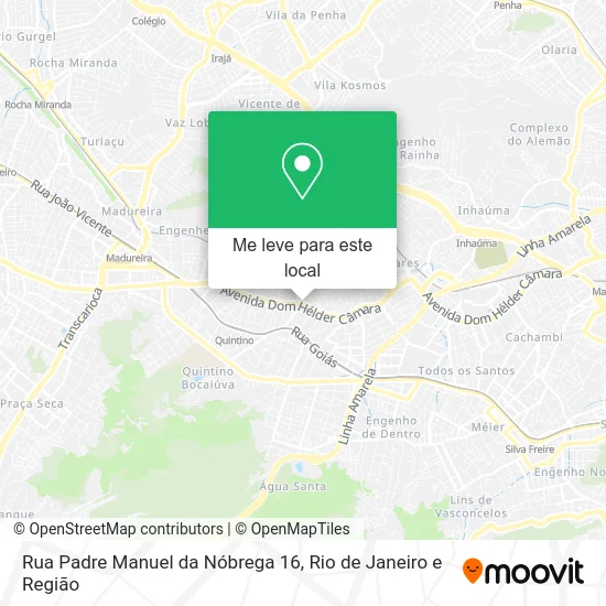 Rua Padre Manuel da Nóbrega 16 mapa