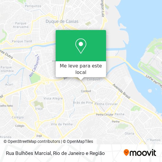 Rua Bulhões Marcial mapa