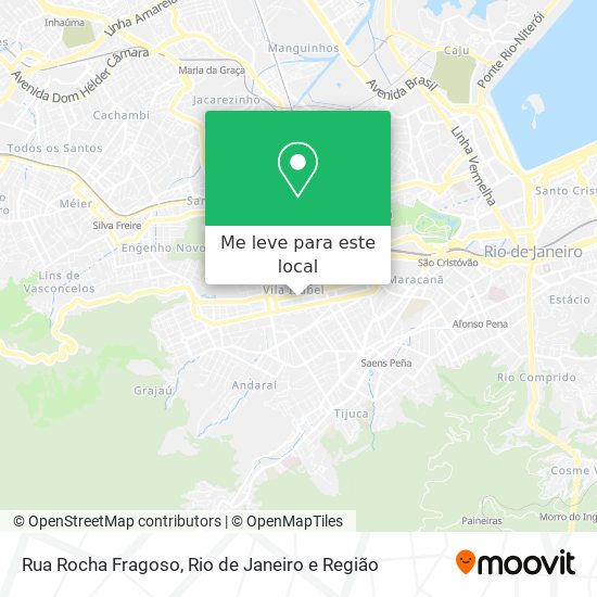 Rua Rocha Fragoso mapa