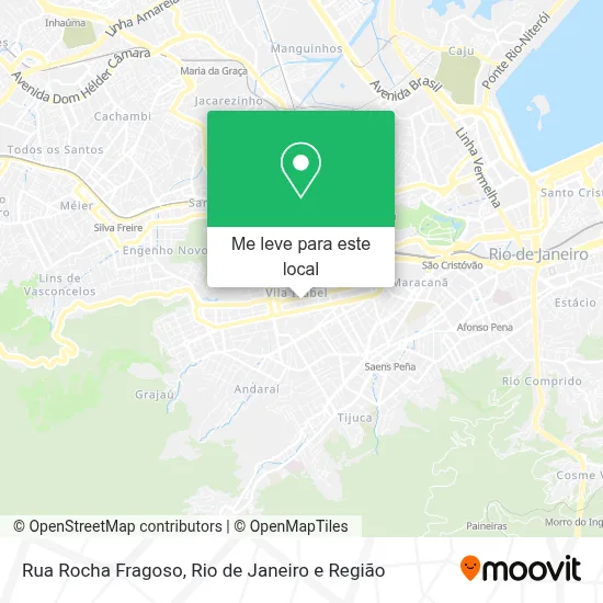 Rua Rocha Fragoso mapa
