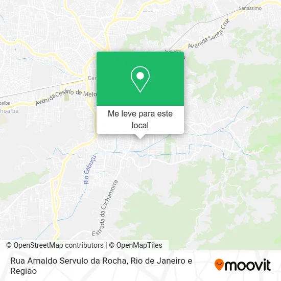 Rua Arnaldo Servulo da Rocha mapa