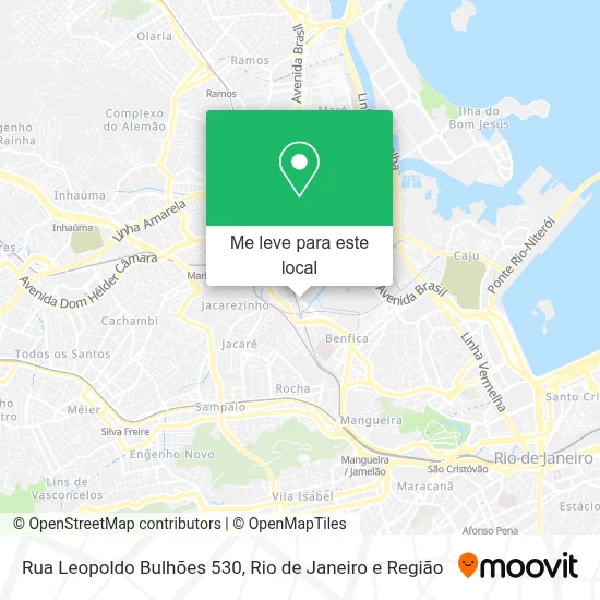 Rua Leopoldo Bulhões 530 mapa