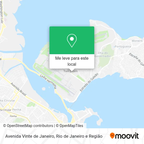 Avenida Vinte de Janeiro mapa