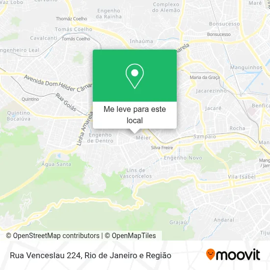 Rua Venceslau 224 mapa