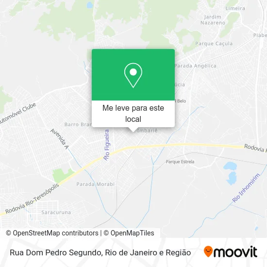 Rua Dom Pedro Segundo mapa