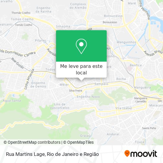 Rua Martins Lage mapa