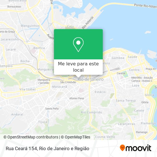 Rua Ceará 154 mapa