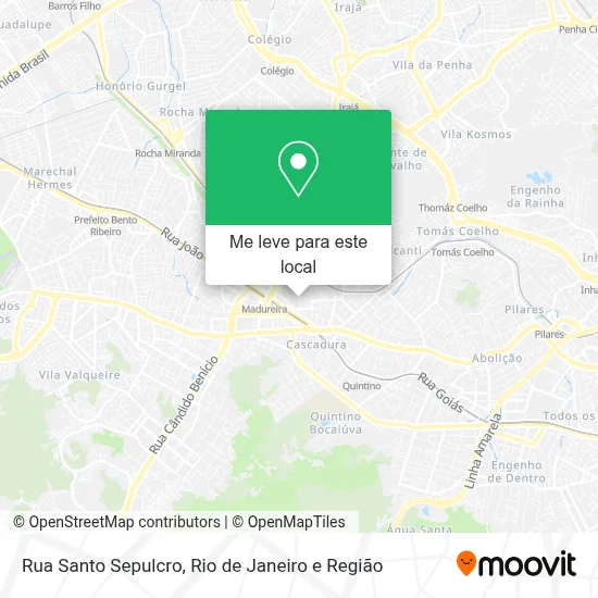 Rua Santo Sepulcro mapa