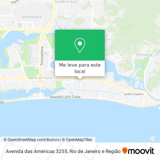 Avenida das Américas 3255 mapa