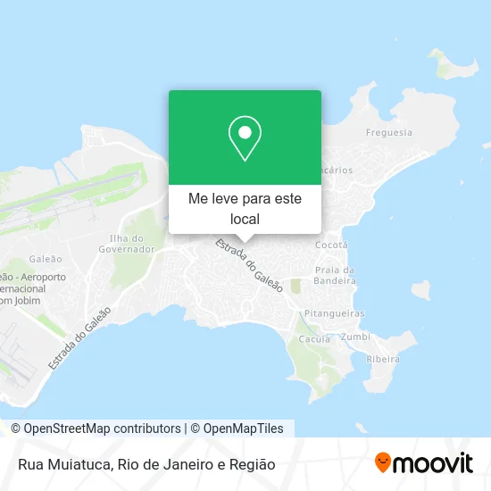 Rua Muiatuca mapa