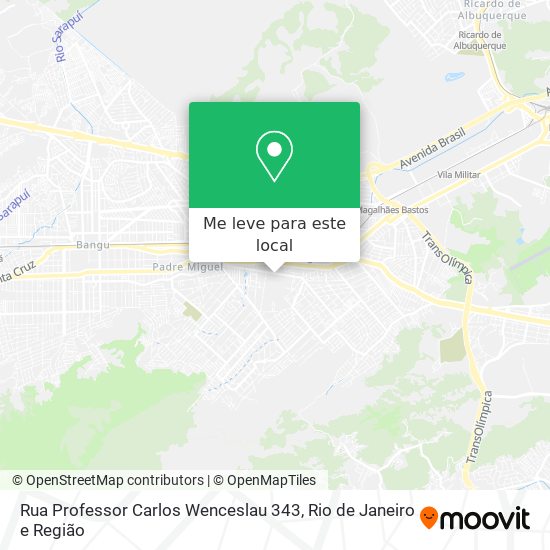 Rua Professor Carlos Wenceslau 343 mapa