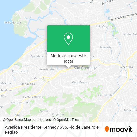 Avenida Presidente Kennedy 635 mapa