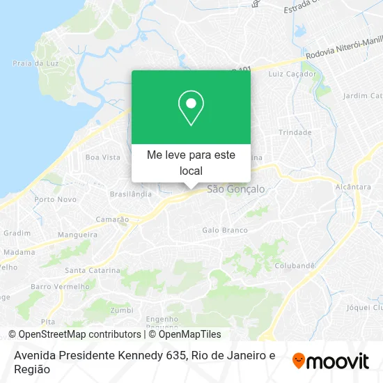 Avenida Presidente Kennedy 635 mapa