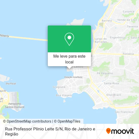 Rua Professor Plínio Leite S/N mapa