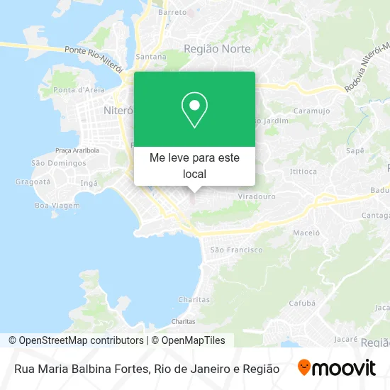 Rua Maria Balbina Fortes mapa