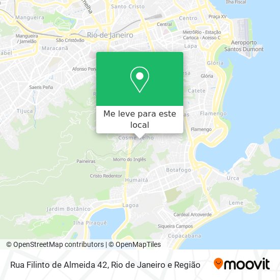 Rua Filinto de Almeida 42 mapa
