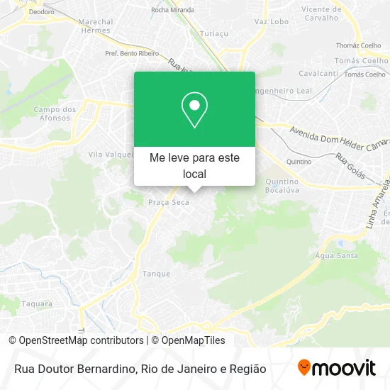Rua Doutor Bernardino mapa