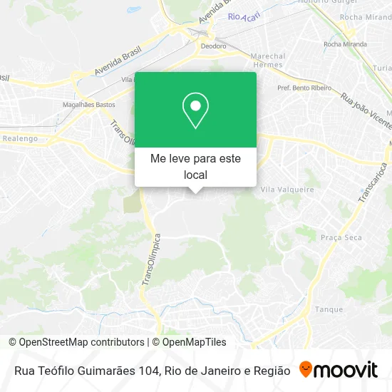 Rua Teófilo Guimarães 104 mapa