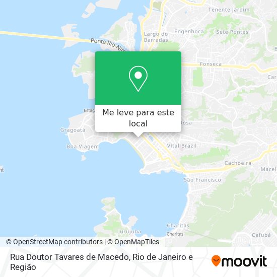 Rua Doutor Tavares de Macedo mapa
